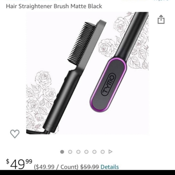 Tymo Hair Straighting Brush - Picture 3 of 5